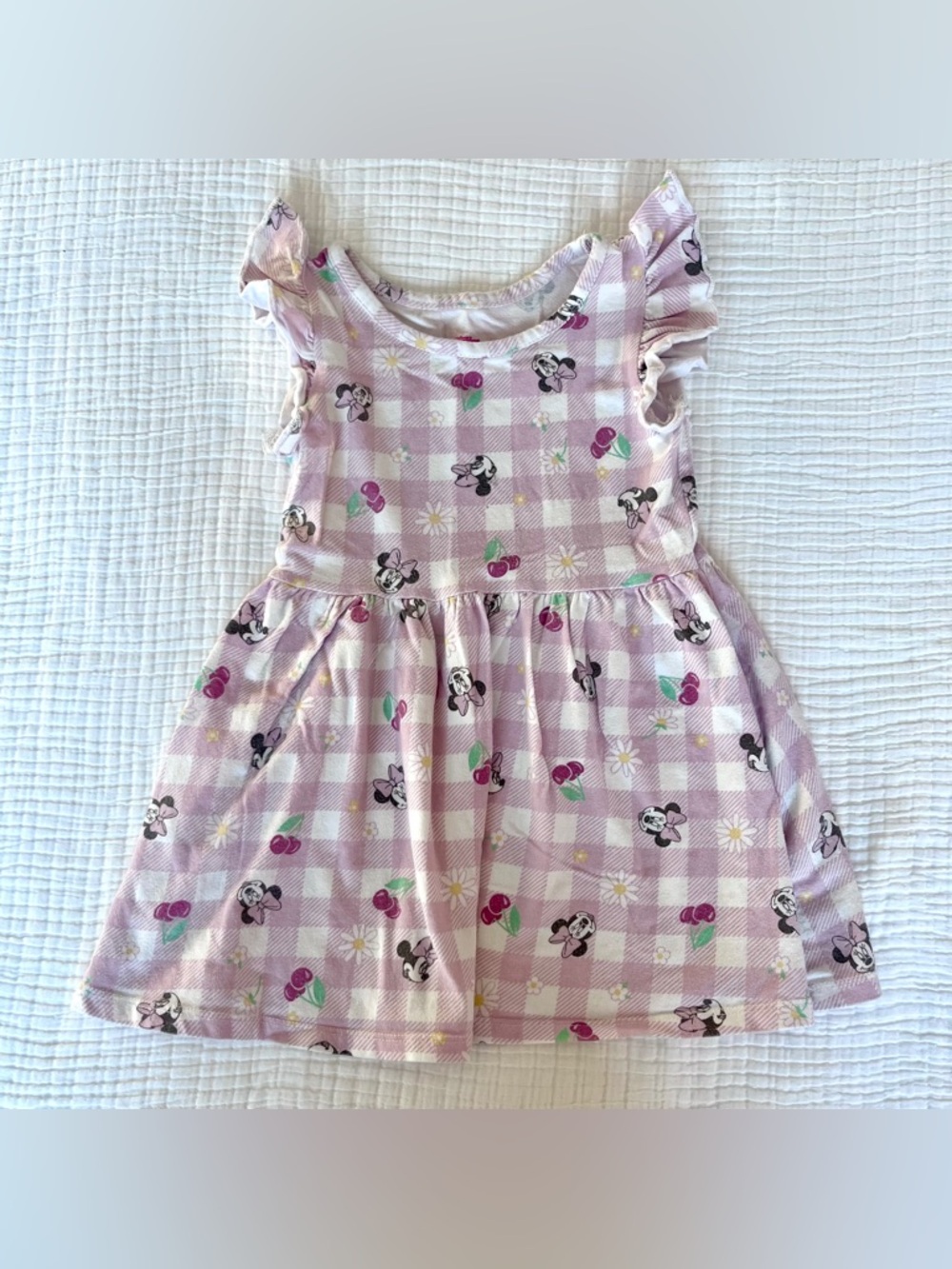 2T Disney Minnie Mouse Plaid Dress